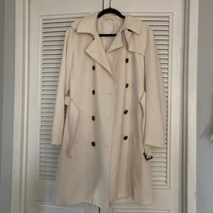 H&M White Trench Coat